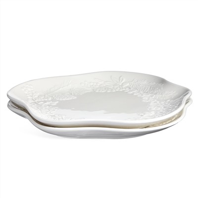 НАБОР ФИГУРНЫХ ТАРЕЛОК ЗАКУСОЧНЫХ LEFARD "CELEBRATION" 2 ШТ. 20,5*2 СМ (КОР=16НАБ.)