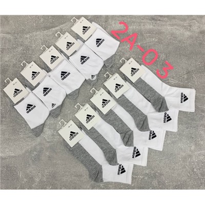 Носки Женские 
Средние длина спортивные 
 Адидас 
Размер 36-41
В упаковка 5 пар 
Цена за упаковка 175₽