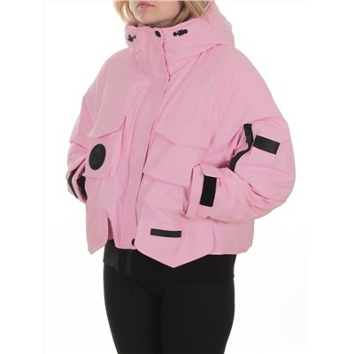 H24-280 PINK Куртка пуховая женская (утиный пух)