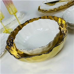 305-279 Набор из 2 салатников 23/30,5см ВАНЕССА ЗОЛОТО в под.уп.(х6)Фарфор