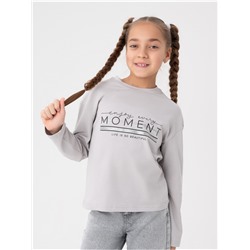 Лонгслив детский "Момент" серый