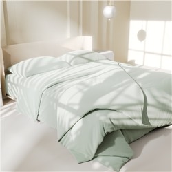 Постельное бельё LoveLife дуэт "Green tea" 150х215 см-2 шт, 225х240 см, 50х70±3 см-2 шт, микрофибра 85 гр