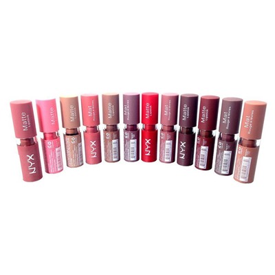 Помада NYX Matte Lipstick Pucker Up For The Holiday 4.5 g (упаковка 12 шт)