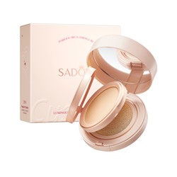 Увлажняющий выравнивающий ВВ крем-кушон и пудра SADOER Powder Air Cushion Luminous Flawless BB cream, 8 гр+12 гр (Натуральный цвет)
