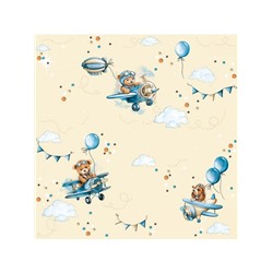 Обои бумажные «Ф855-02», на бумажной основе, 10.05×0.53 м, цвет жёлтый