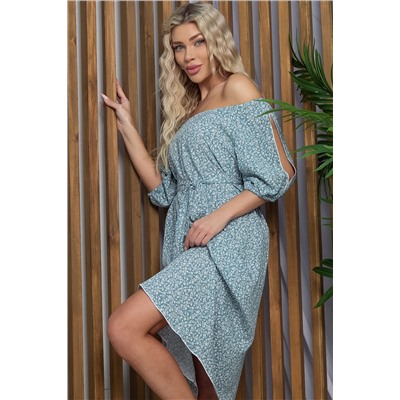 Платье Прекрасный день (голубое) П13337-12М