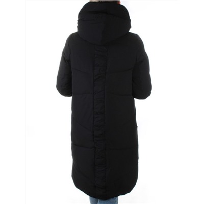 011 BLACK Пальто женское зимнее First Love