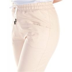 QB-84 BEIGE Брюки спортивные женские (95% хлопок, 5% стрейч) P&S