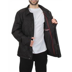 1631 BLACK Куртка мужская демисезонная  (70 гр. холлофайбер)
