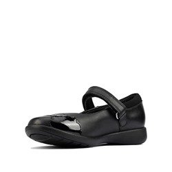 Kids' Leather Riptape Mary Jane Shoes (Kid size 10-2.5)
