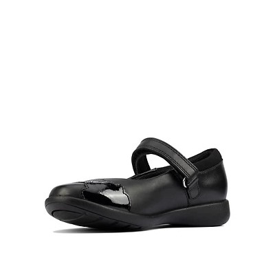 Kids' Leather Riptape Mary Jane Shoes (Kid size 10-2.5)