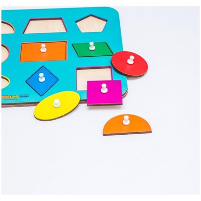 Игра развивающая Woodlandtoys "Монтессори. Геометрические формы"