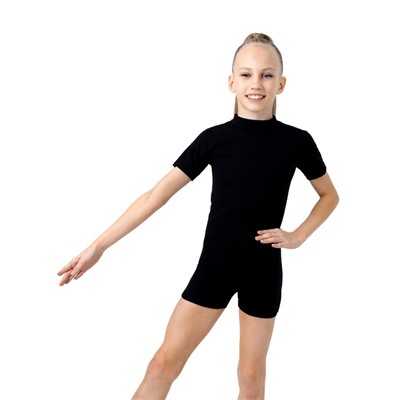 Купальник для гимнастики и танцев Grace Dance, р. 28, цвет чёрный