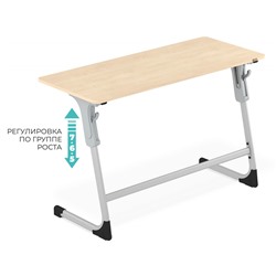 Cтол Гамма SHT-T-TN30/5-7
                        г5-7, двухм береза / алюминиевый металлик / серый