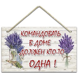 Табличка 15х25 Командовать КД-28.06
