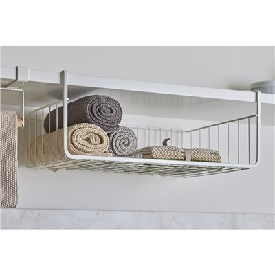 Набор из двух кухонных вязаных полотенец из коллекции Essential, серое/экрю