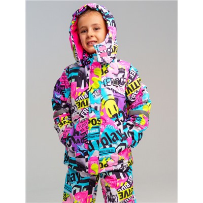 Комплект зимний для девочки: куртка, комбинезон
