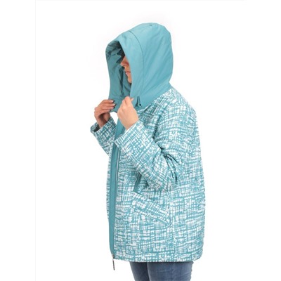 M8517 TURQUOISE Куртка демисезонная женская (100 гр. синтепон) Maria