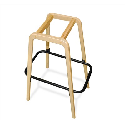 Стул барный SHT-ST58/S94
                        a5-7 серый / прозрачный лак / черный муар