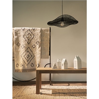 Светильник подвесной Vinger, 53х11 см, черный