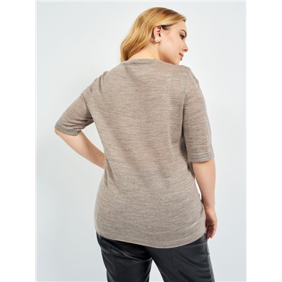 Футболка с коротким рукавом из шерсти яка