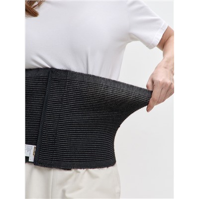 Пояс эластичный согревающий «Зима+Лето» из собачьей шерсти и хлопка на липучке