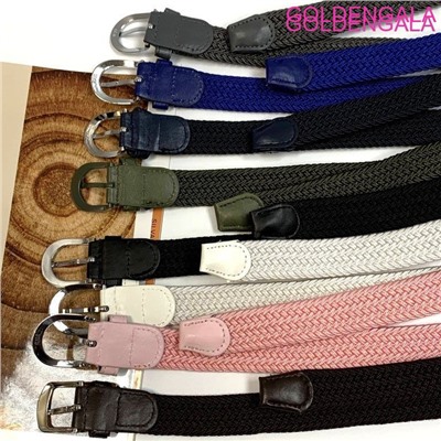 Ремень-резинка женский 2,5 см Р20 черный