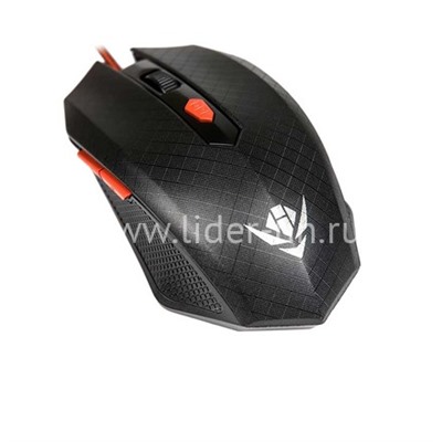 Мышь проводная NAKATOMI игровая Gaming MOG-08U 6 кнопок (черная)