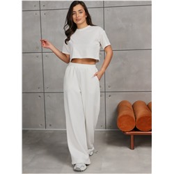 Брюки "Диагональ" Экрю Женские