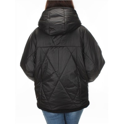 22309 BLACK Куртка зимняя двухсторонняя женская SNOW CLARITY
