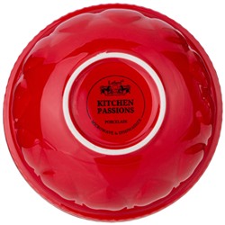 САЛАТНИК ДЛЯ СМЕШИВАНИЯ И СЕРВИРОВКИ LEFARD "KITCHEN PASSION" 25 СМ КРАСНАЯ (КОР=8ШТ.)