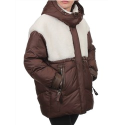 350-X47 BROWN Куртка зимняя женская (200 гр. холлофайбер)