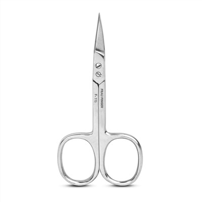 Frau Finger Ножницы маникюрные для ногтей изогнутые / Classic FS-113SP, глянцевые, ручная заточка, 9 см