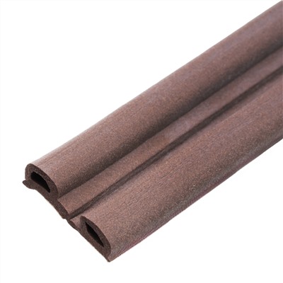 Уплотнитель, 24 м, профиль "P", коричневый Сибртех