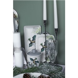 Блюдо сервировочное Доляна «Дракоша», 28×12×3.2 см, цвет белый