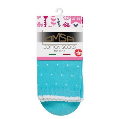 Носки детские, Omsa, 22P31 в горошек оптом