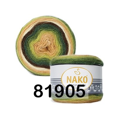 Пряжа Nako Angora Luks Color