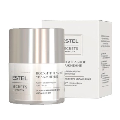 ESTEL SECRETS Крем для лица ВОСХИТИТЕЛЬНОЕ УВЛАЖНЕНИЕ 50 мл
