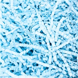 Наполнитель бумажный для подарков, голубой, 100 г