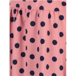 916 Платье летнее в горошек Fashion