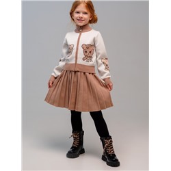 Комплект для девочки: кардиган, юбка