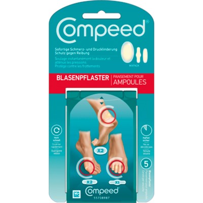 Compeed Пластырь от мазолей Смесь	pack, 5 шт