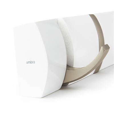 Вешалка настенная Flip, 50,8 см, белая, 5 крючков