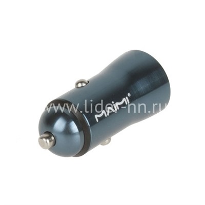 АЗУ 1 USB выход 18W Quick Charge (5V-4.0A/9V-2.0A/12V-1.5A) MAIMI CC118 (синий металл)