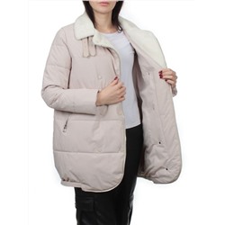 S24-236 BEIGE Куртка демисезонная женская (100 гр. холлофайбер)