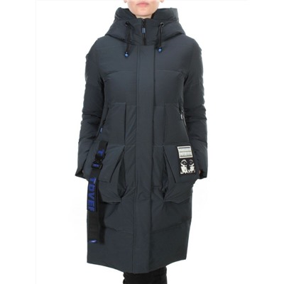 20-901 AQUAMARINE Пальто зимнее женское HAPPYSNOW (150 гр. холлофайбера)