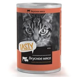 Tasty корм конс. д/кош. мясное ассорти в соусе, банка, 415 г