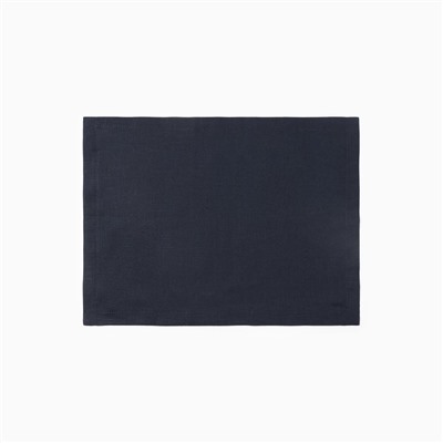Набор салфеток Этель Linen collection 30х40 см - 4 шт,темно-синий, 100% лён 170 г/м2
