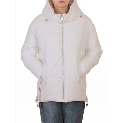 2387 WHITE Куртка зимняя женская (150 гр. холлофайбер)