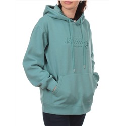 A17 TURQUOISE Толстовка  женская с капюшоном (85% хлопок, 15% полиэстер)